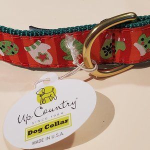 Up Country Dog Collar Medium retired holiday mittens pattern